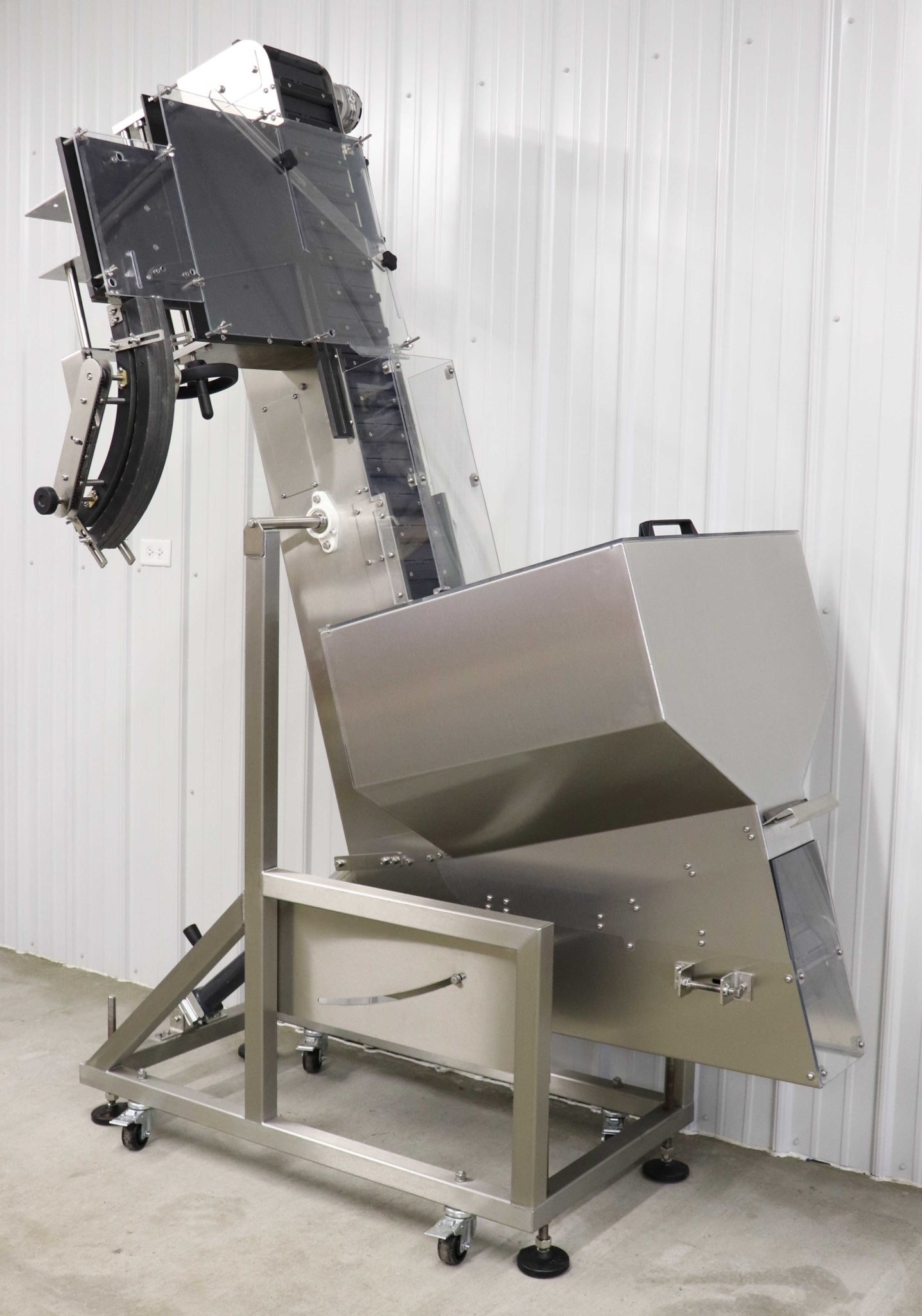 Elevator Cap Sorter Automated Processing Equipment Services Union Mills IN USA